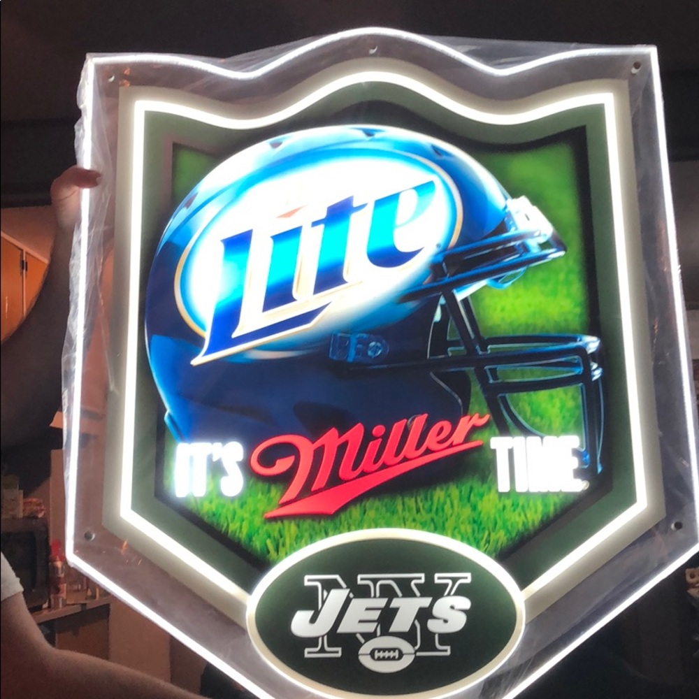 Miller Lite/Jets neon